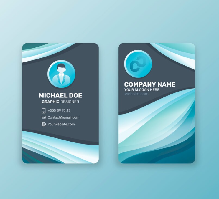 ID CARD PVC Gloss - Both side Logo