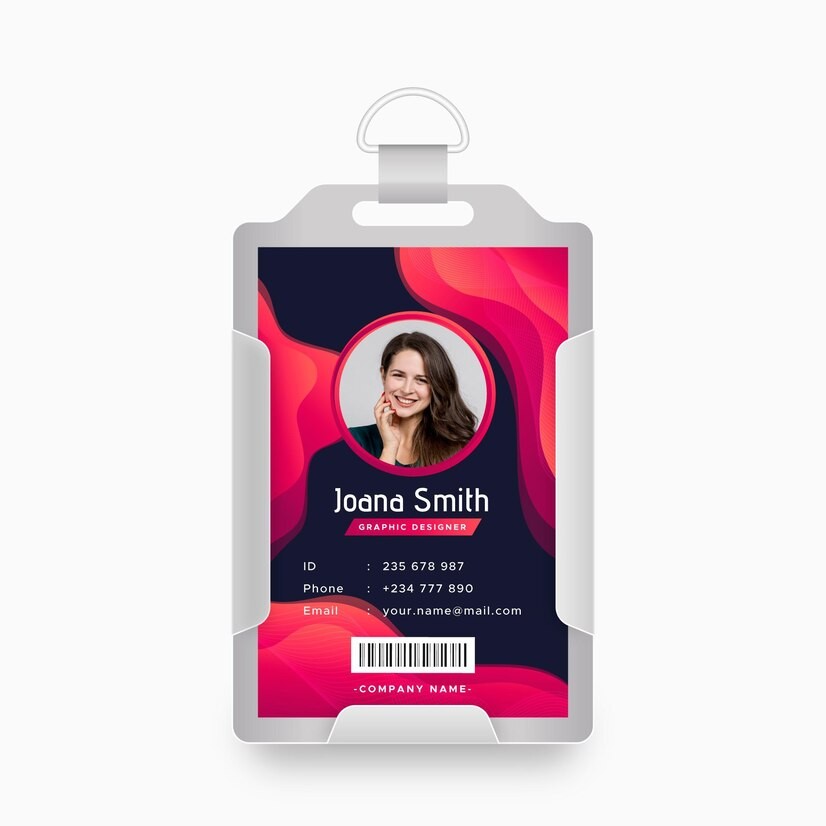 ID Card PVC Gloss - Single Side Logo