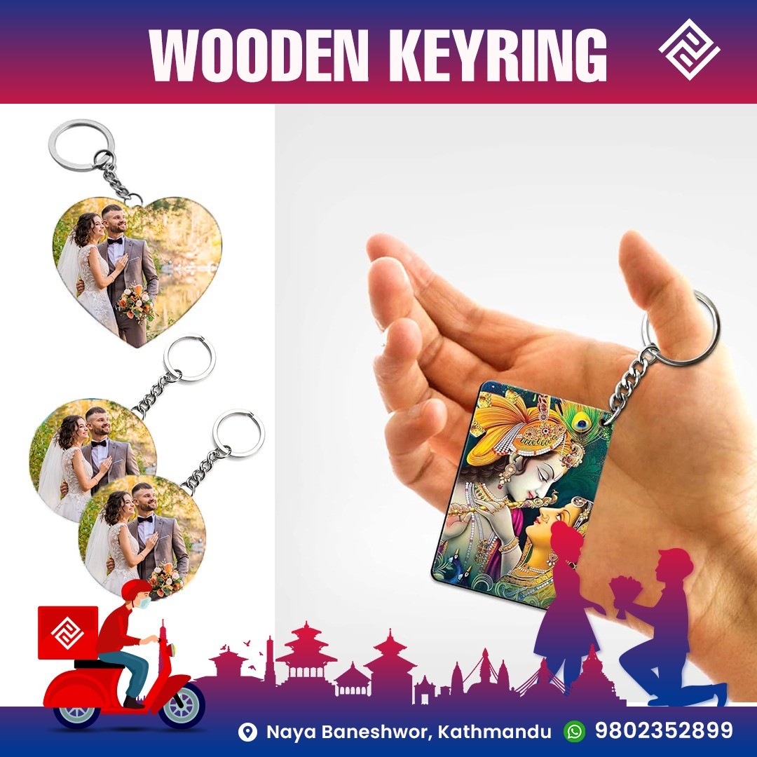 Wooden Keyrings Logo