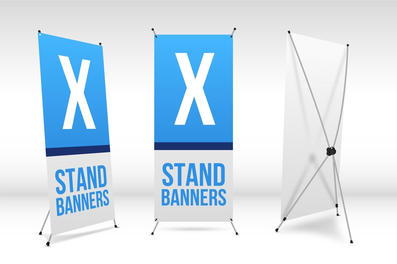 Medium X Stand 2'x5' Logo