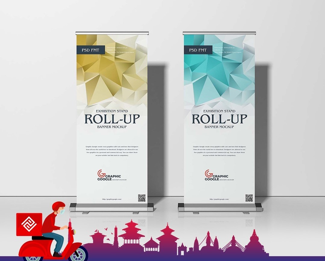 Roll up Stand 30''x78'' Logo