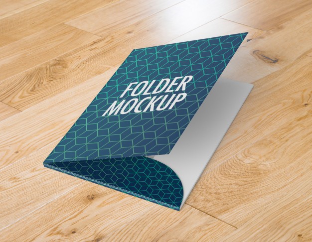 Single Side Pocket Folder- Multicolor Print Logo