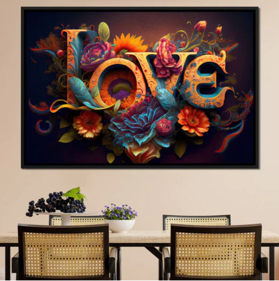 Abstract Love Canvas Cover Image
